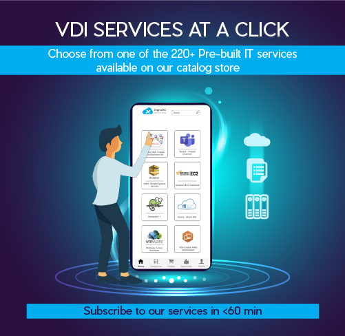 VDI service at a click